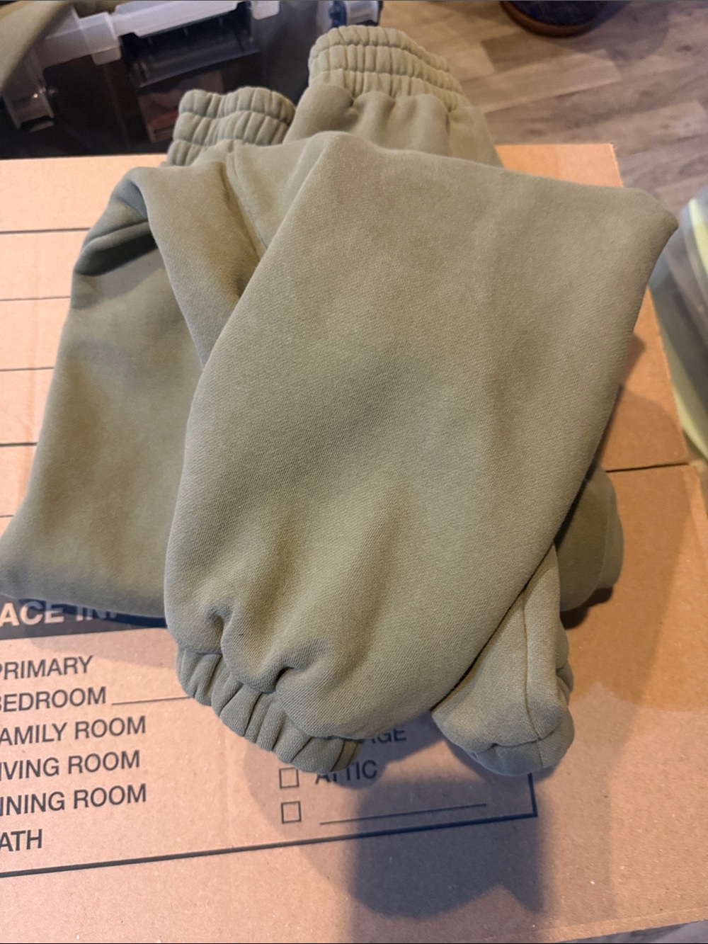COMFRT Olive Green Hoodie - Women’s Comfort Sweatshirt - Picture 6 of 6